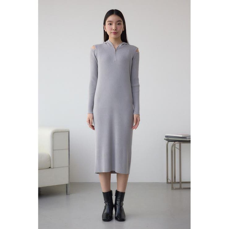 ショルダースリットリブニットワンピース | AZUL BY MOUSSY | 詳細画像27 