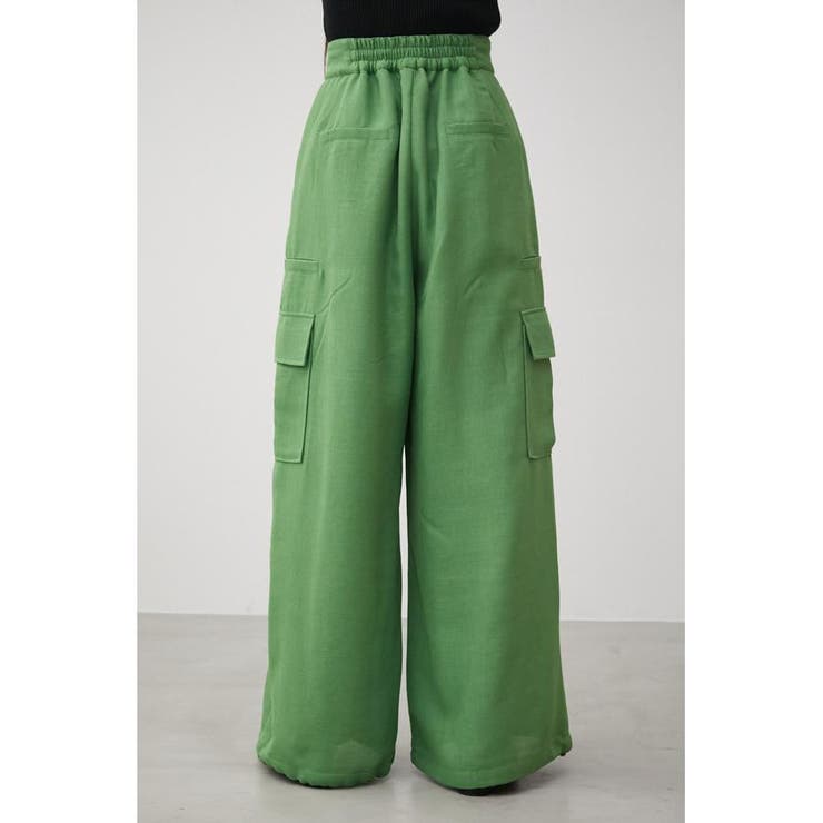 MESH LIKE WIDE PANTS | AZUL BY MOUSSY | 詳細画像20 