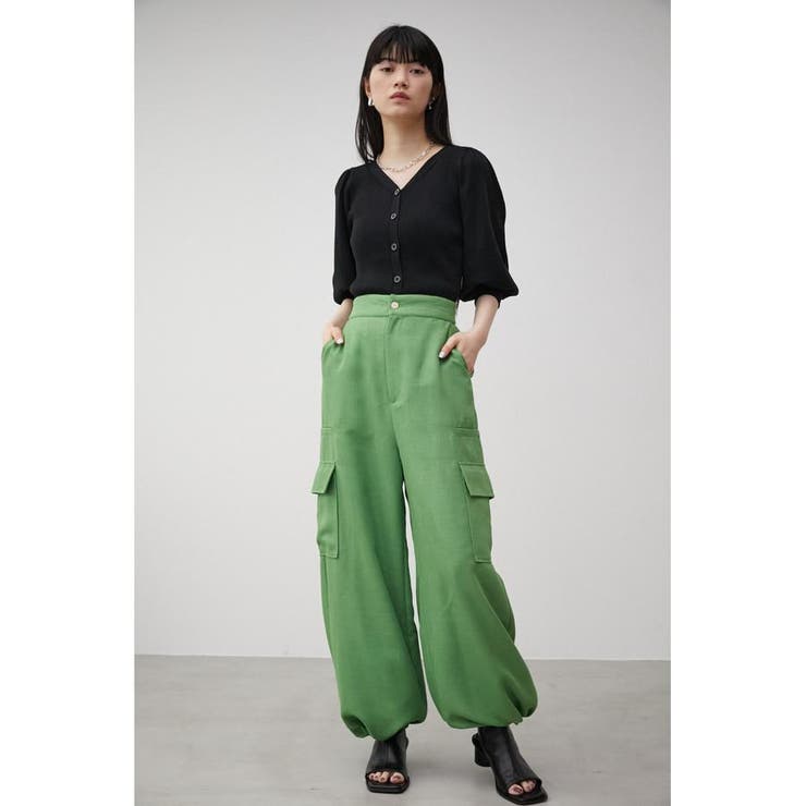 MESH LIKE WIDE PANTS | AZUL BY MOUSSY | 詳細画像16 