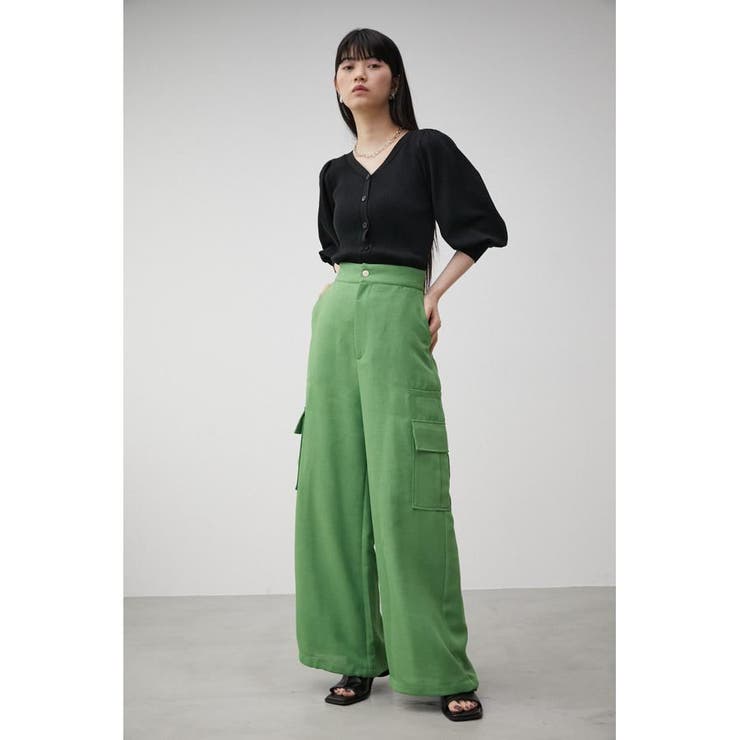 MESH LIKE WIDE PANTS | AZUL BY MOUSSY | 詳細画像17 