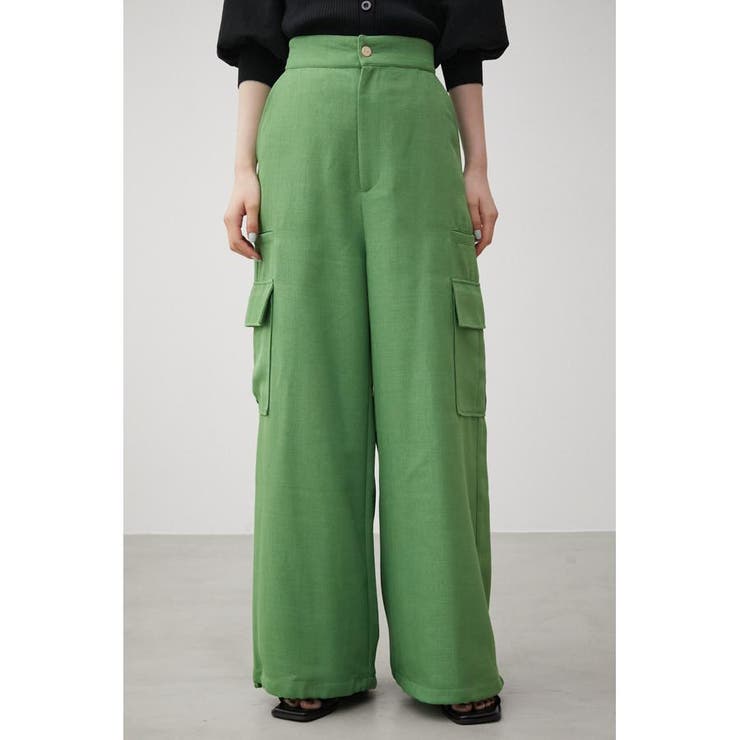 MESH LIKE WIDE PANTS | AZUL BY MOUSSY | 詳細画像18 
