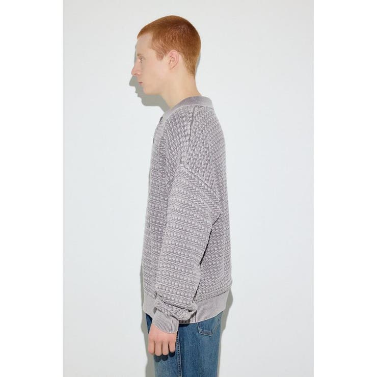 ヴィンテージウォッシュニットポロ | AZUL BY MOUSSY | 詳細画像28 