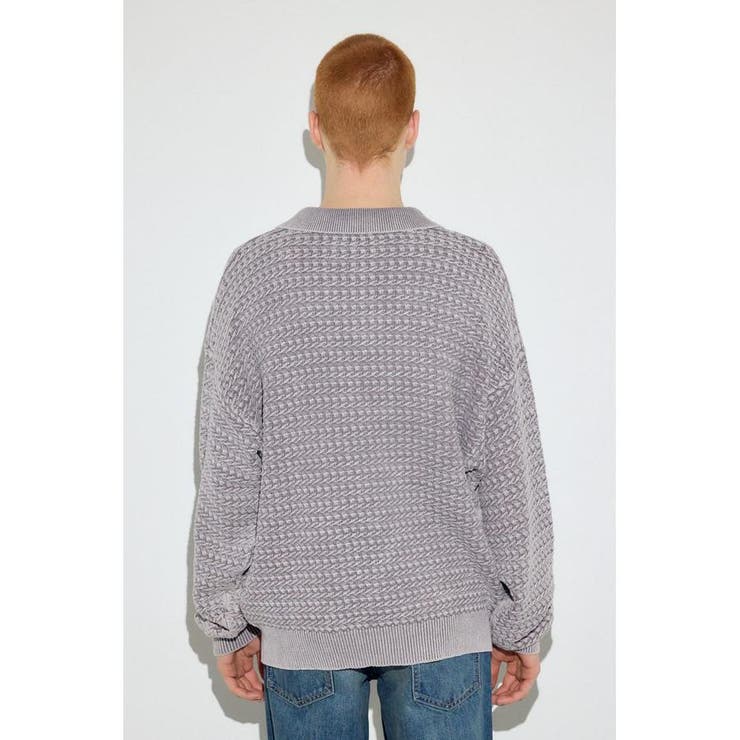 ヴィンテージウォッシュニットポロ | AZUL BY MOUSSY | 詳細画像29 