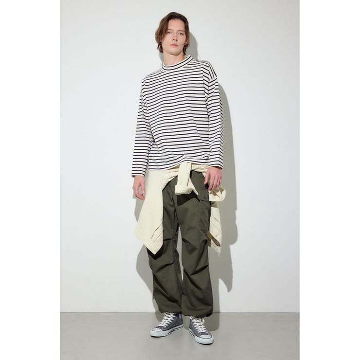 ボーダー長袖トップス | AZUL BY MOUSSY | 詳細画像3 