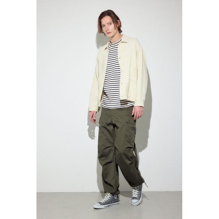 ボーダー長袖トップス | AZUL BY MOUSSY | 詳細画像4 