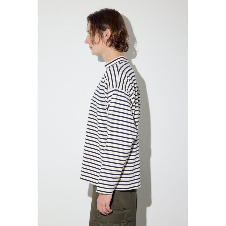 ボーダー長袖トップス | AZUL BY MOUSSY | 詳細画像6 