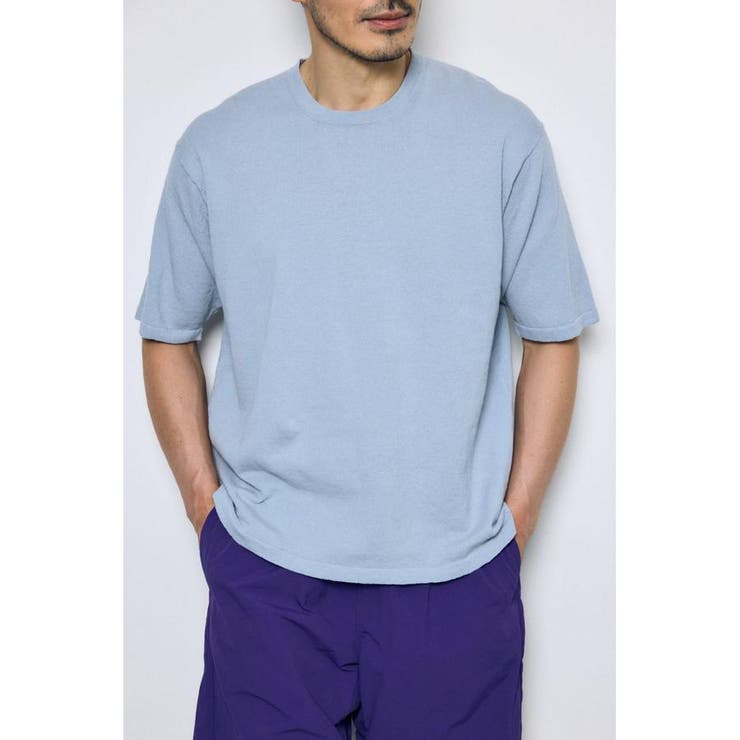 リネンブレンドニットTシャツ | AZUL BY MOUSSY | 詳細画像14 