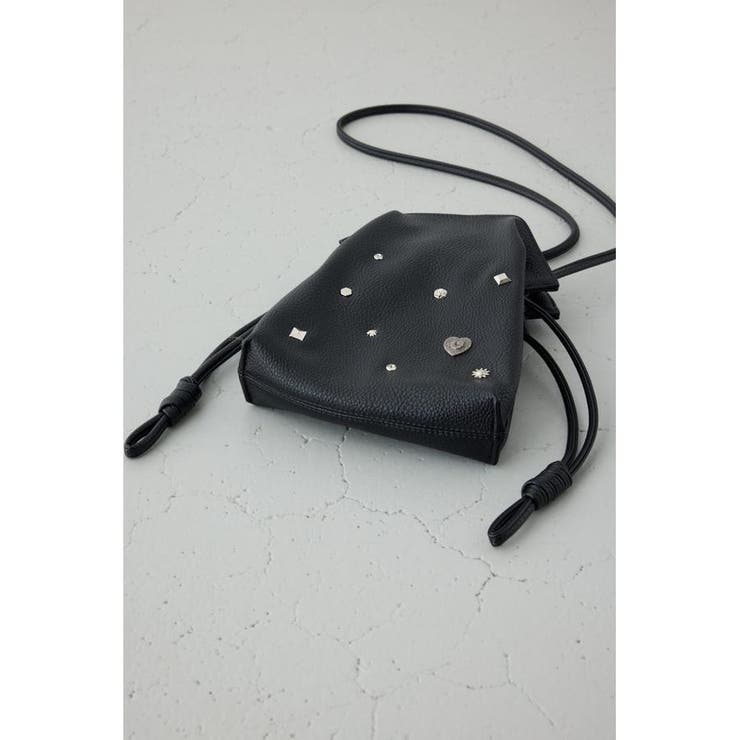 モチーフスタッズドローストリングバッグ | AZUL BY MOUSSY | 詳細画像11 