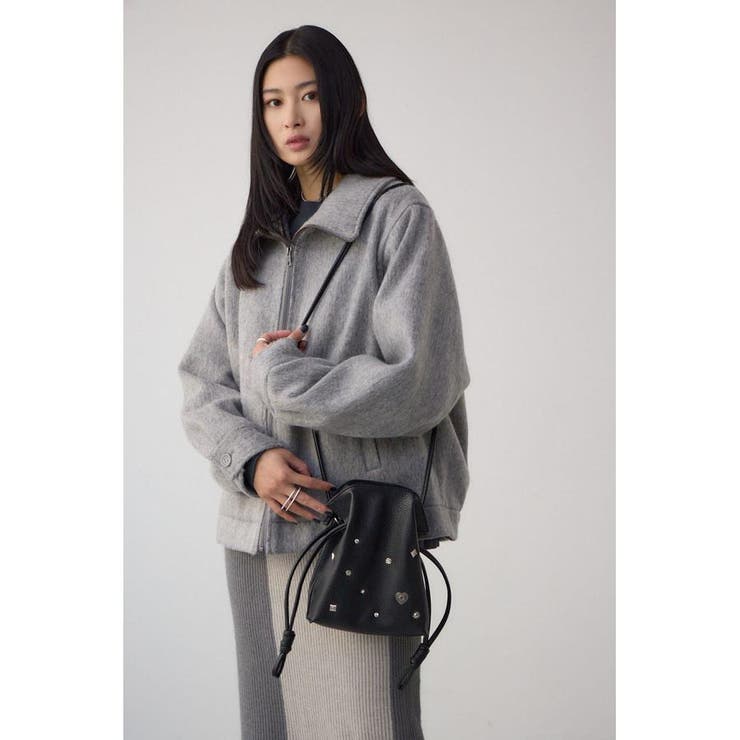 モチーフスタッズドローストリングバッグ | AZUL BY MOUSSY | 詳細画像2 