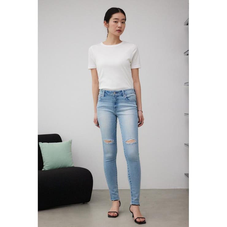 AZUL DENIM/クラッシュスキニーデニム[品番：AZLW0022017]｜AZUL