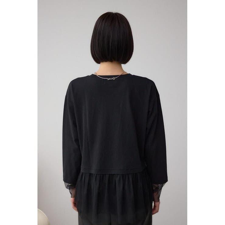 アソートレイヤードペプラムトップス | AZUL BY MOUSSY | 詳細画像17 