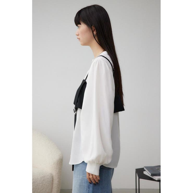 ガータービスチェレイヤードトップス | AZUL BY MOUSSY | 詳細画像6 