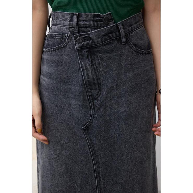 AZUL DENIM オーバーラップロングスカート | AZUL BY MOUSSY | 詳細画像8 