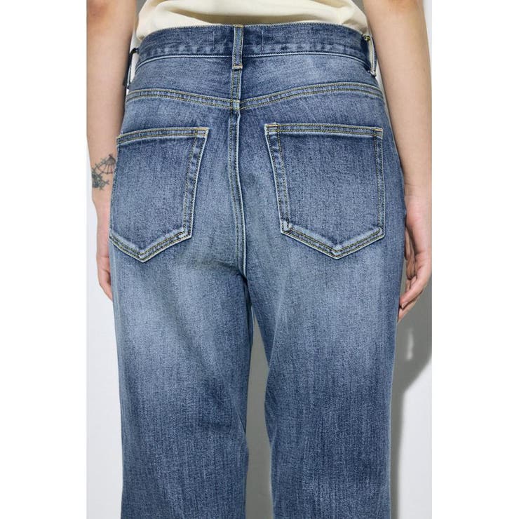 AZUL DENIM センタープレスフレアデニム ショート丈 | AZUL BY MOUSSY | 詳細画像9 