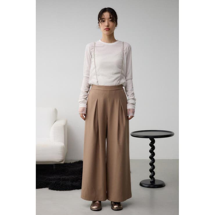 チェーンストラップワイドパンツ | AZUL BY MOUSSY | 詳細画像18 