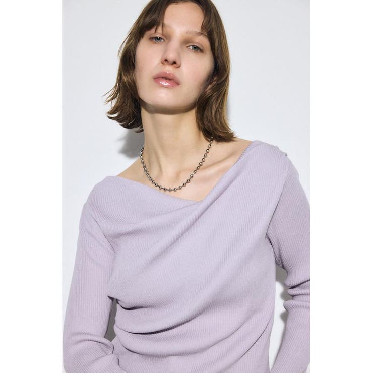 ドレープ長袖ニットトップス | AZUL BY MOUSSY | 詳細画像19 