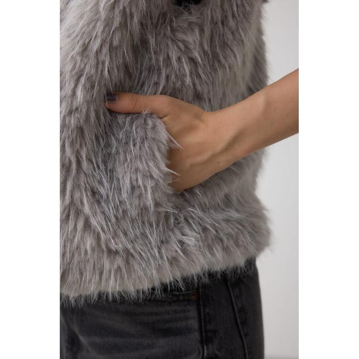 フェイクファ-ベスト | AZUL BY MOUSSY | 詳細画像34 