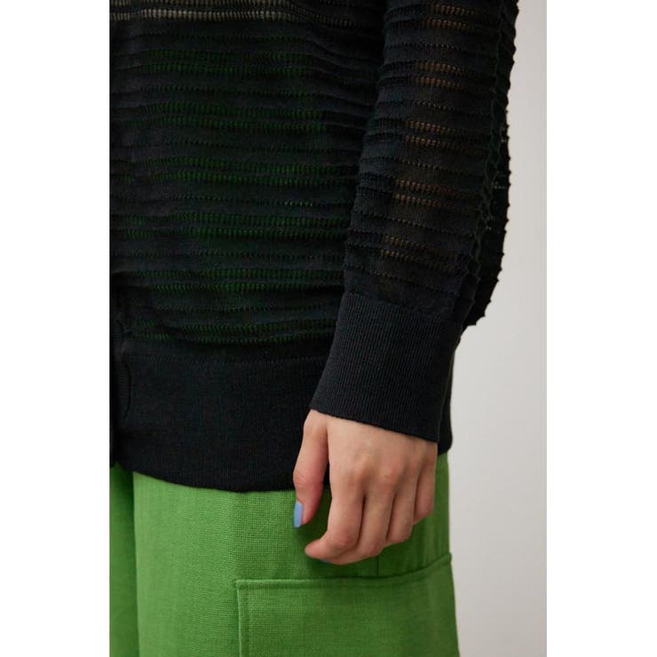 シャドーボーダーニットカーディガン | AZUL BY MOUSSY | 詳細画像20 