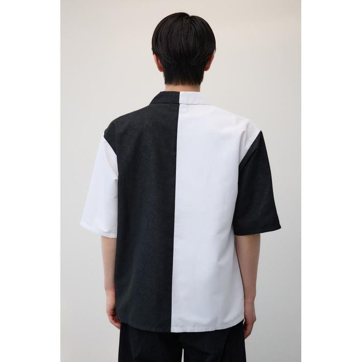 接触冷感フェイクスウェードバイカラーシャツ | AZUL BY MOUSSY | 詳細画像6 