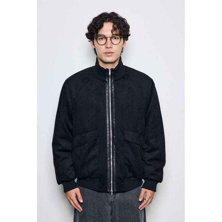 フェイクスエードリブブルゾン | AZUL BY MOUSSY | 詳細画像5 