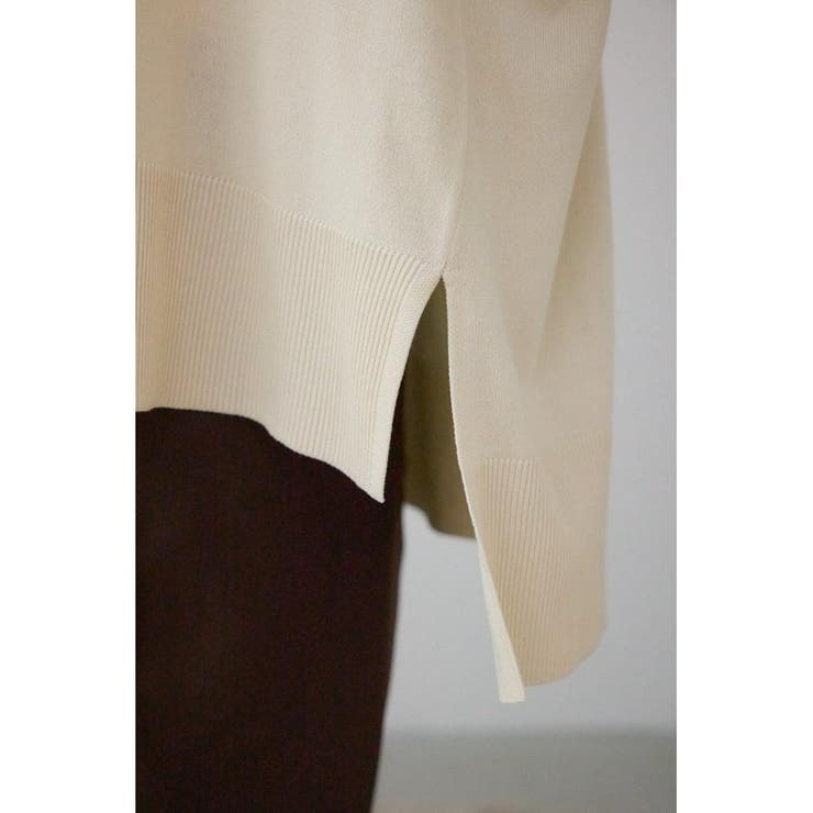 ポロカラーフォルムニットプルオーバー | AZUL BY MOUSSY | 詳細画像11 