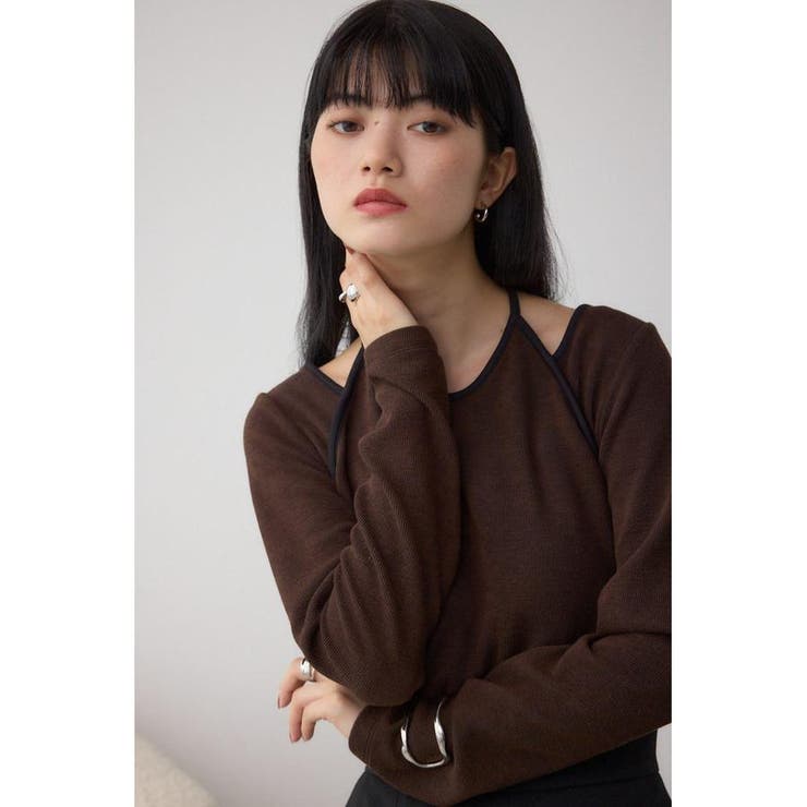 ホルターレイヤードトップス | AZUL BY MOUSSY | 詳細画像24 