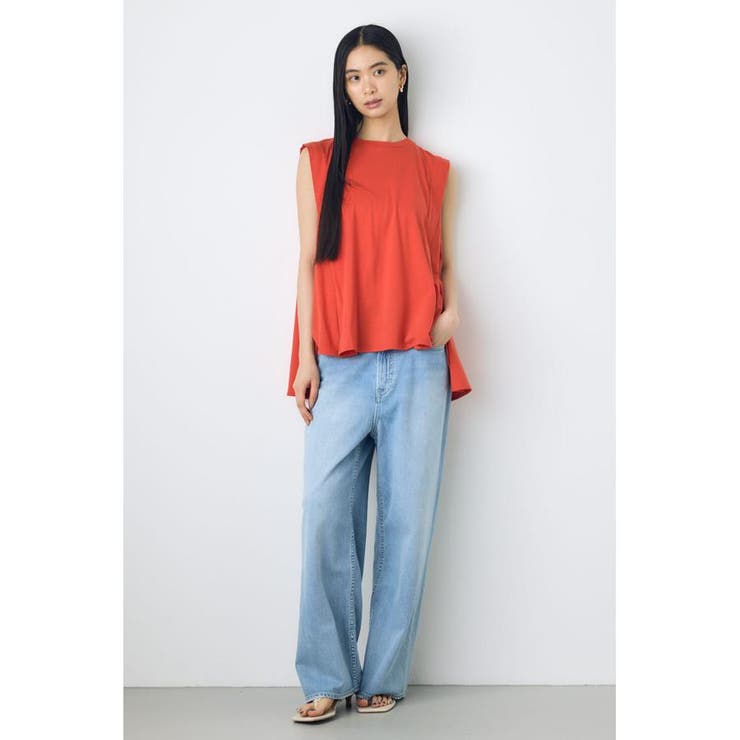 リュクスフローノースリフレアカットトップス | AZUL BY MOUSSY | 詳細画像34 