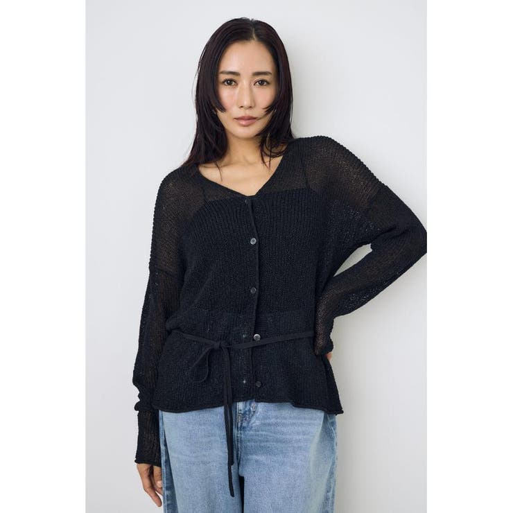 ドライタッチニットVネックカーディガン | AZUL BY MOUSSY | 詳細画像11 