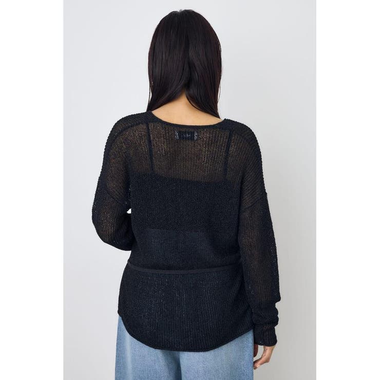 ドライタッチニットVネックカーディガン | AZUL BY MOUSSY | 詳細画像14 