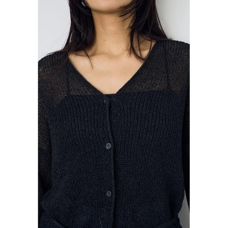 ドライタッチニットVネックカーディガン | AZUL BY MOUSSY | 詳細画像16 