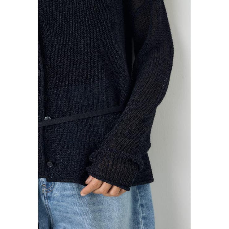 ドライタッチニットVネックカーディガン | AZUL BY MOUSSY | 詳細画像18 