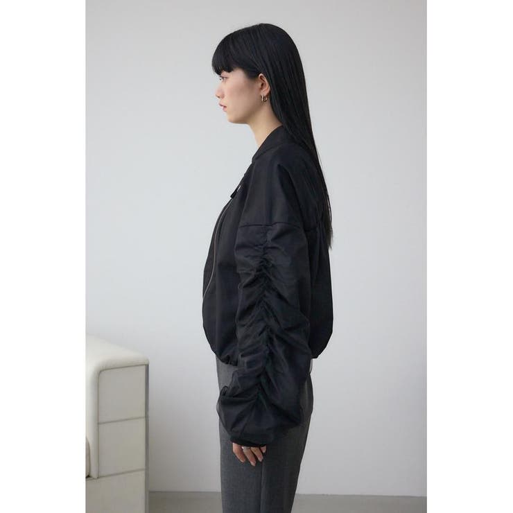 チュールドッキングブルゾン | AZUL BY MOUSSY | 詳細画像19 