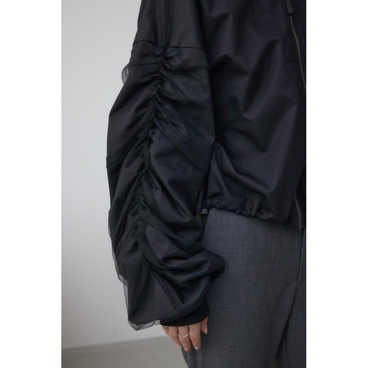 チュールドッキングブルゾン | AZUL BY MOUSSY | 詳細画像22 