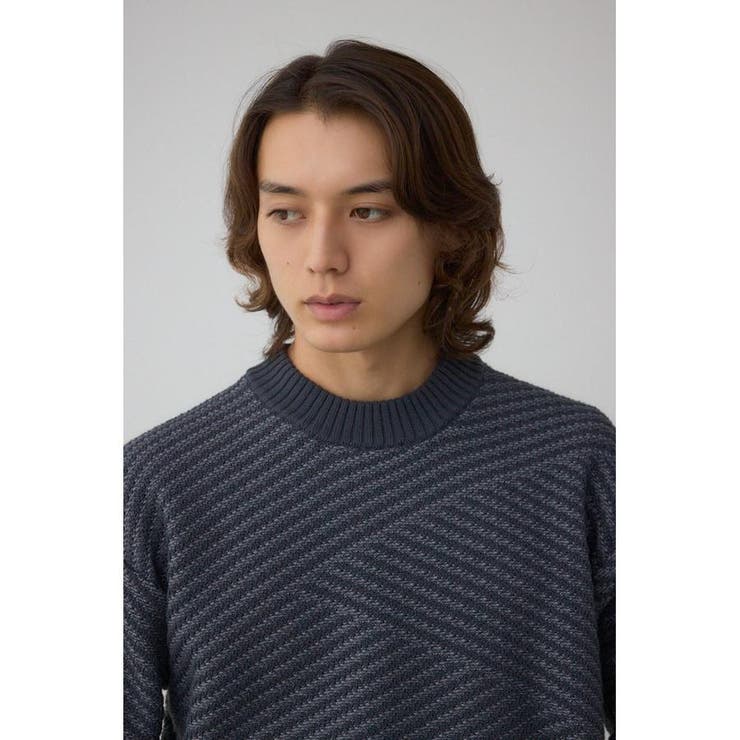 ジグトーンジャガードニット | AZUL BY MOUSSY | 詳細画像35 
