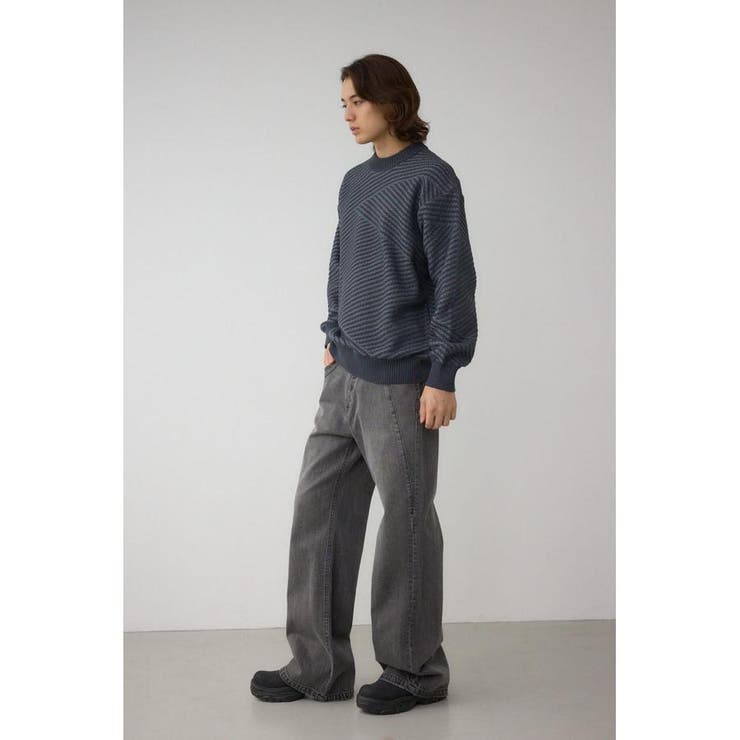 ジグトーンジャガードニット | AZUL BY MOUSSY | 詳細画像37 