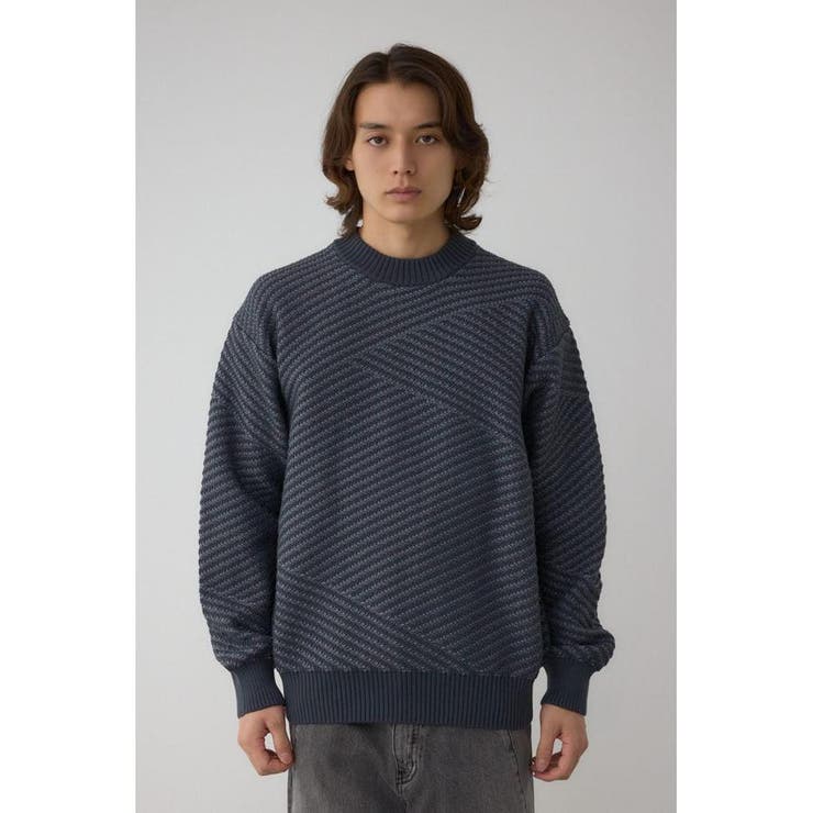 ジグトーンジャガードニット | AZUL BY MOUSSY | 詳細画像38 