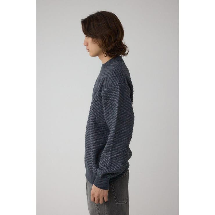 ジグトーンジャガードニット | AZUL BY MOUSSY | 詳細画像39 
