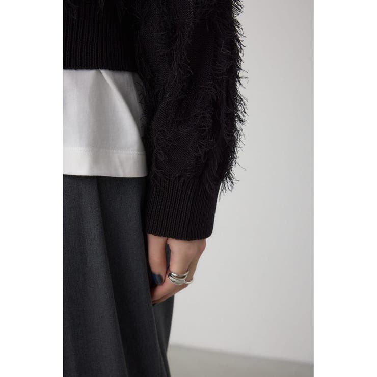ランダムフリンジニットカーディガン | AZUL BY MOUSSY | 詳細画像10 