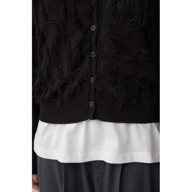 ランダムフリンジニットカーディガン | AZUL BY MOUSSY | 詳細画像11 