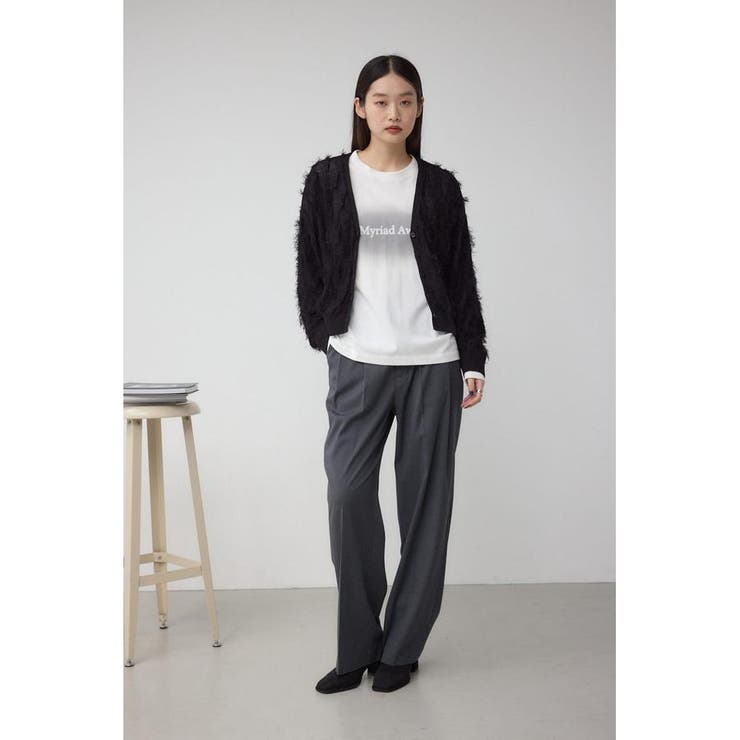 ランダムフリンジニットカーディガン | AZUL BY MOUSSY | 詳細画像4 