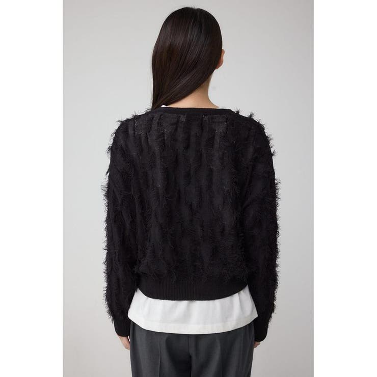 ランダムフリンジニットカーディガン | AZUL BY MOUSSY | 詳細画像7 