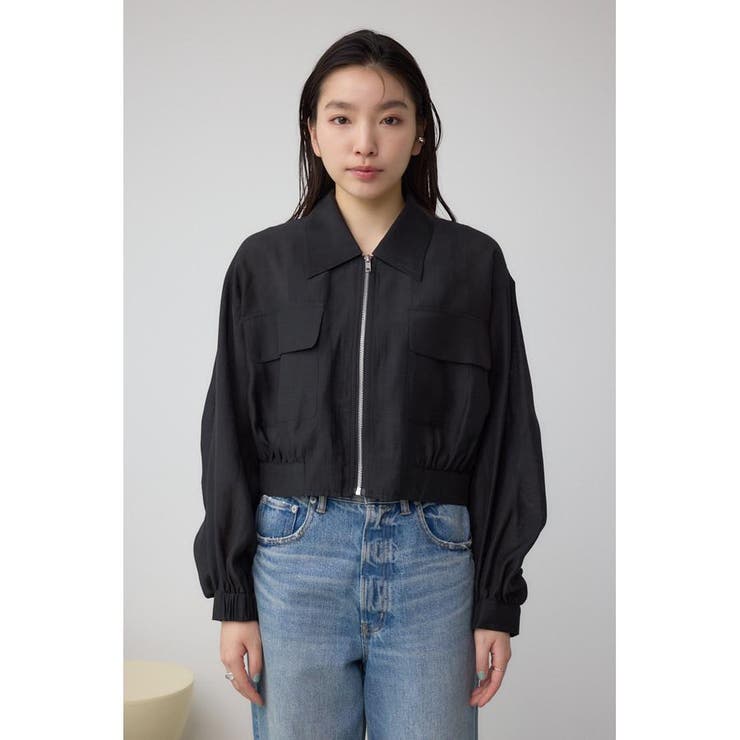 袖ギャザーショートブルゾン | AZUL BY MOUSSY | 詳細画像16 