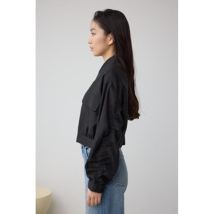 袖ギャザーショートブルゾン | AZUL BY MOUSSY | 詳細画像17 