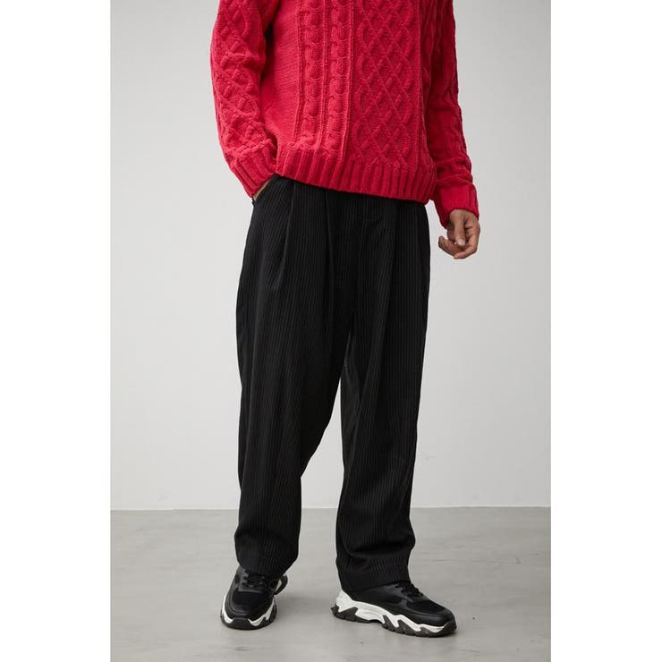 FAUX MELTON TROUSERS | AZUL BY MOUSSY | 詳細画像22 