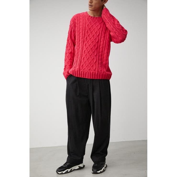 FAUX MELTON TROUSERS | AZUL BY MOUSSY | 詳細画像23 