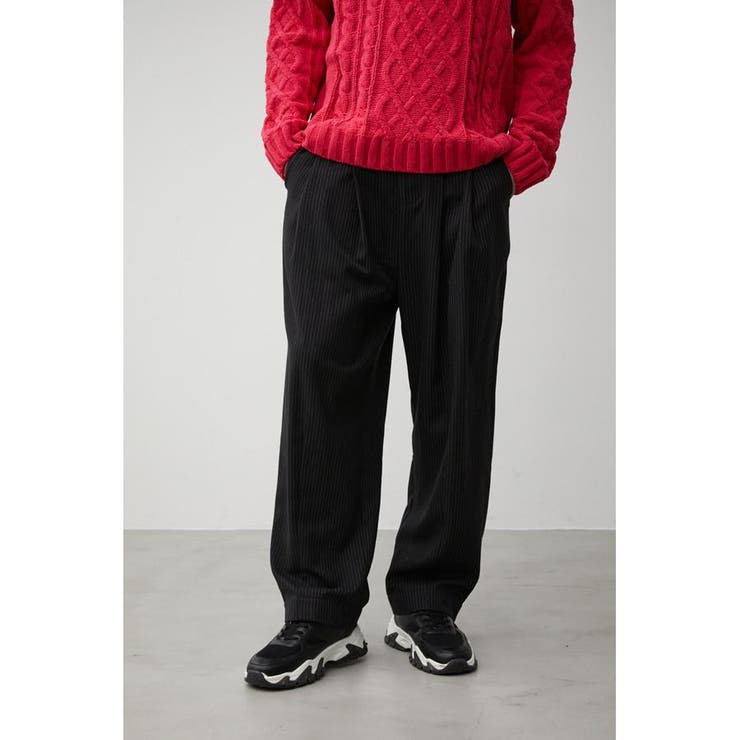 FAUX MELTON TROUSERS | AZUL BY MOUSSY | 詳細画像21 