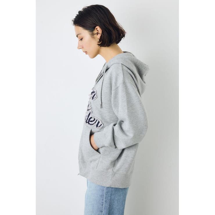 ダブルジップアソートロゴフーディ | AZUL BY MOUSSY | 詳細画像14 