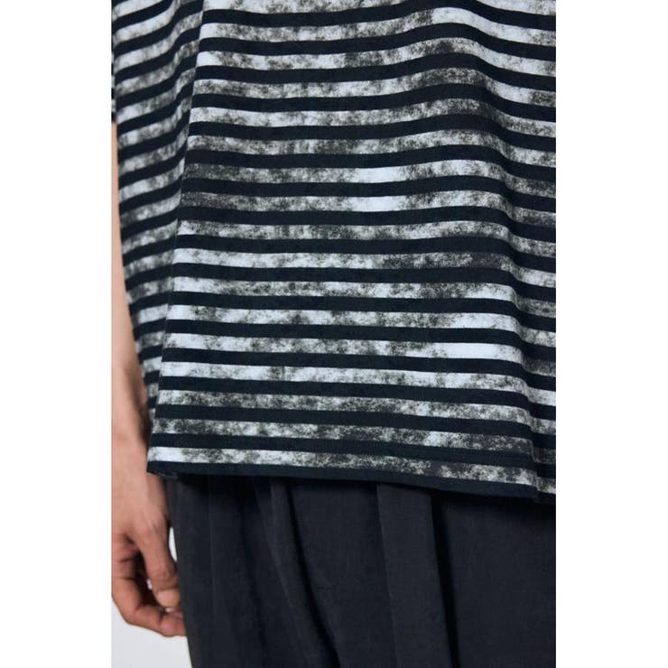 かすれボーダーTシャツ | AZUL BY MOUSSY | 詳細画像10 
