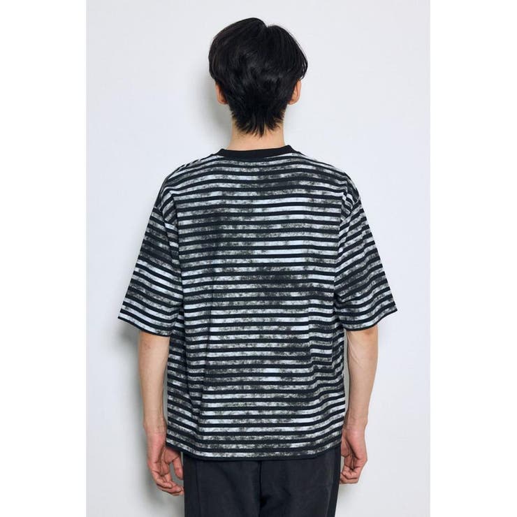 かすれボーダーTシャツ | AZUL BY MOUSSY | 詳細画像7 