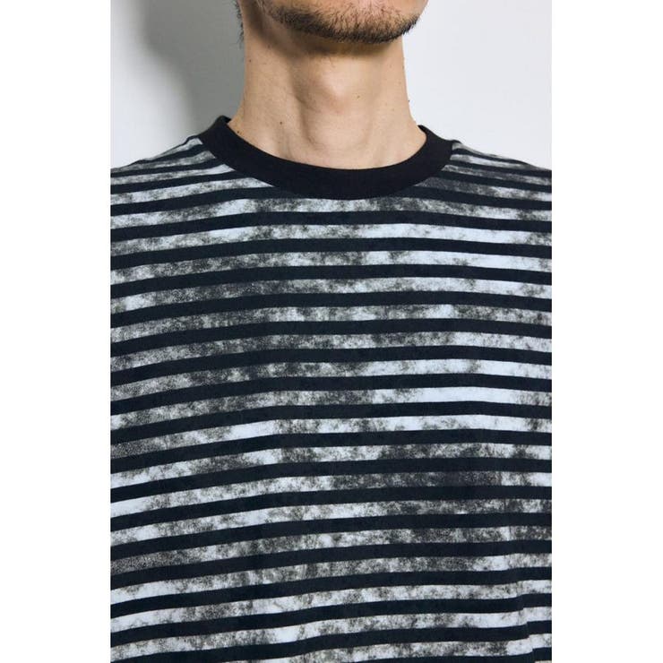 かすれボーダーTシャツ | AZUL BY MOUSSY | 詳細画像8 